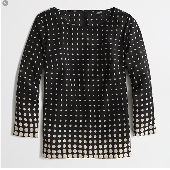 J. Crew Tops - NWOT-JCrew polka dot top